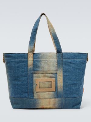 Nakupovalna torba Acne Studios modra