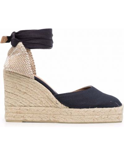 Plattform espadrillos Castañer blå