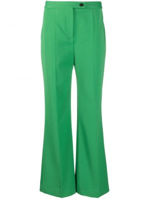 Pantalones rectos Victoria Victoria Beckham verde