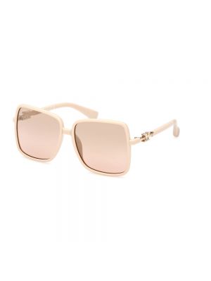 Okulary przeciwsłoneczne Max Mara różowe