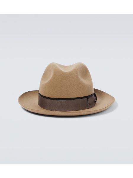 Ull hatt Borsalino brun