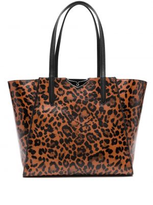 Geantă shopper cu imagine cu model leopard Zadig&voltaire