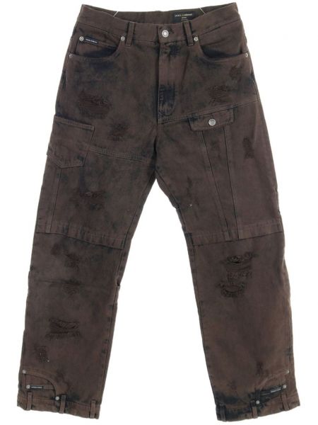 Distressed jeans Dolce & Gabbana Pre-owned braun