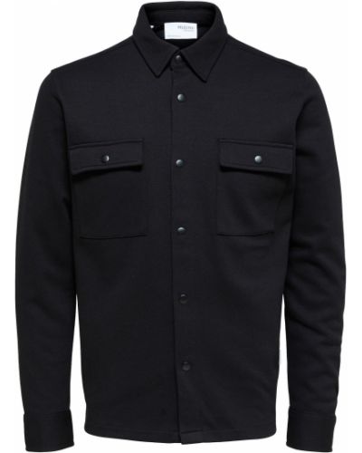 Prijelazna jakna Selected Homme crna