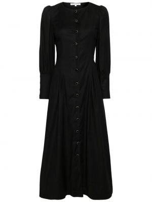 Midi šaty Reformation čierna