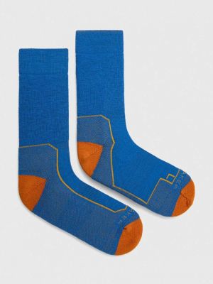 Чорапи от мерино вълна Icebreaker синьо