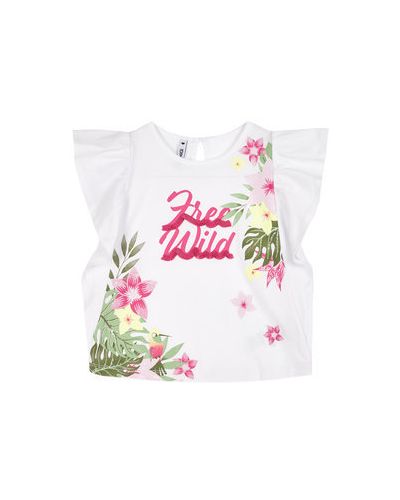 Primigi Tričko Queen Of The Jungle 45222591 Biela Regular Fit