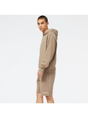 Fleece hoodie New Balance braun