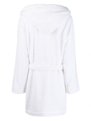 Puuvillased hommikumantel Moschino valge