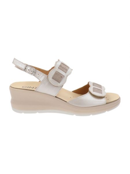 Leder sandale Cinzia Soft beige