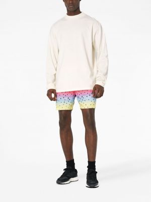Gepunktete shorts mit print mit farbverlauf John Elliott