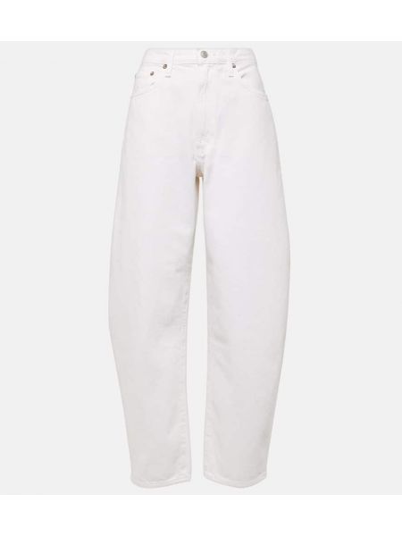Jeans a vita alta Agolde bianco