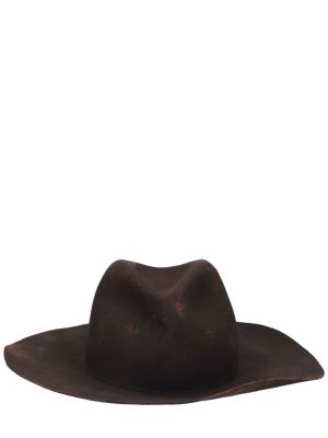 Vlněný klobouk Yohji Yamamoto černý