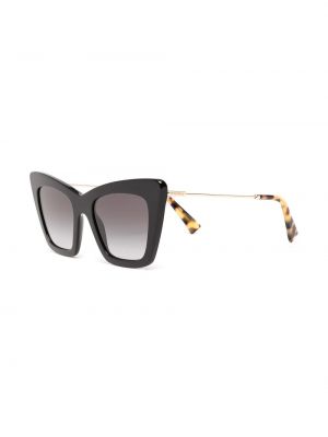 Okulary przeciwsłoneczne oversize Miu Miu Eyewear czarne