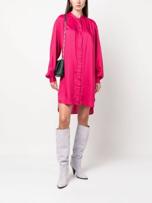 Košilové šaty Isabel Marant růžové