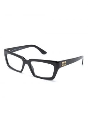 Raštuotos akiniai Miu Miu Eyewear juoda