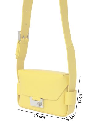 Τσάντα χιαστί Allsaints κίτρινο
