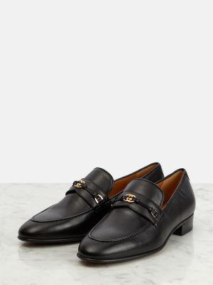Pantofi loafer din piele Gucci negru