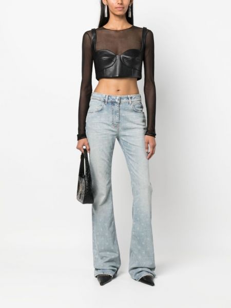 Zvonové džíny s potiskem Givenchy