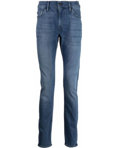 Avsmalnande jeans 7 For All Mankind blå