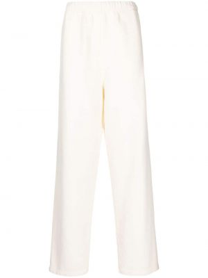 Pantalon en coton avec applique Heron Preston blanc