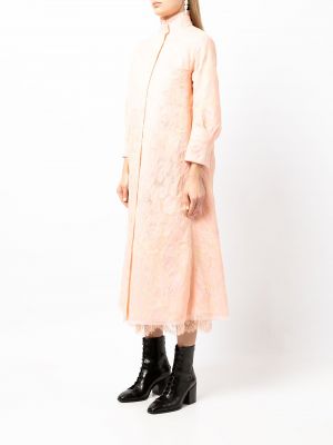 Žakárový kabát Shiatzy Chen růžový