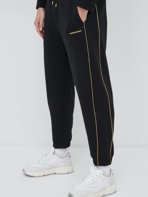 Pantaloni sport Emporio Armani negru