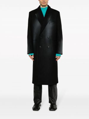 Vlněný kabát Misbhv černý