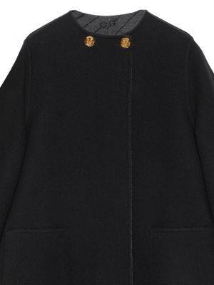 Manteau en tricot Gucci noir