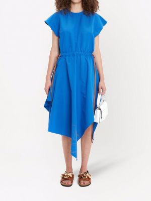 Sukienka mini asymetryczna Jw Anderson niebieska