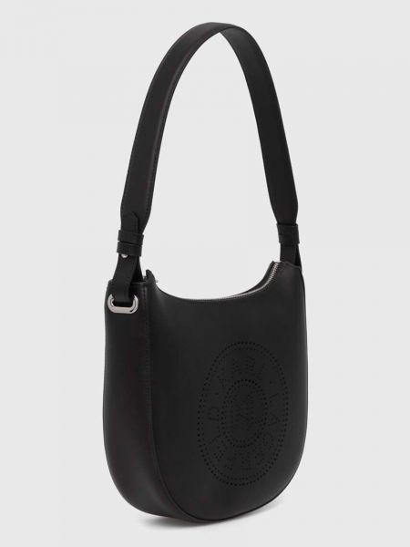Kožna torbica Karl Lagerfeld crna