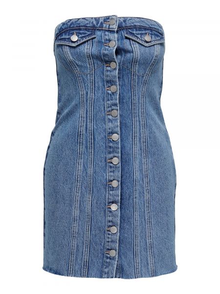 Rochie din denim Only albastru