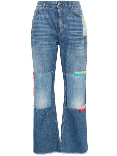 Moherowe proste jeansy Marni