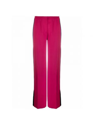Szerokie spodnie Karl Lagerfeld różowe