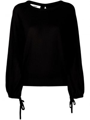 Kašmírový sveter s okrúhlym výstrihom Pringle Of Scotland čierna