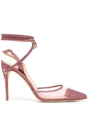 Полуотворени обувки Jennifer Chamandi розово