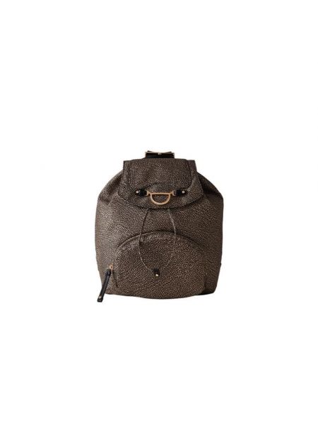 Nylonowy plecak Borbonese brązowy