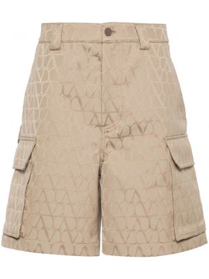 Cargo shorts Valentino Garavani beige