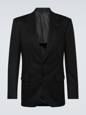 Кашемировый пиджак Tom Ford черный