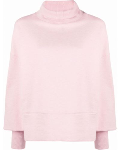 Jersey manga larga de tela jersey Dorothee Schumacher rosa