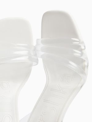 Sandales transparentes Bershka