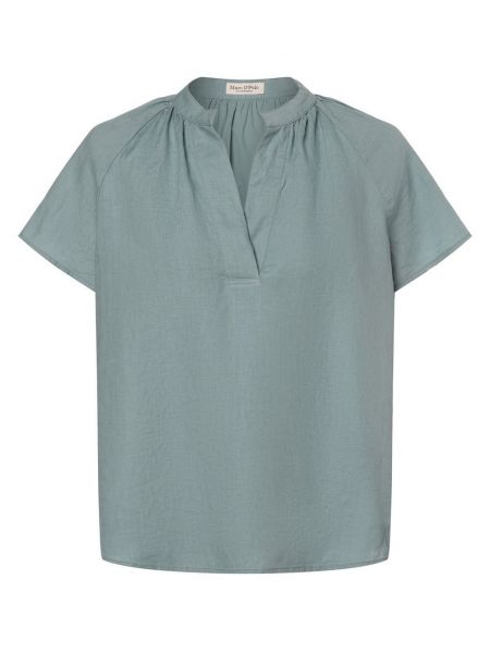 Lniana bluzka w jednolitym kolorze Marc O'polo