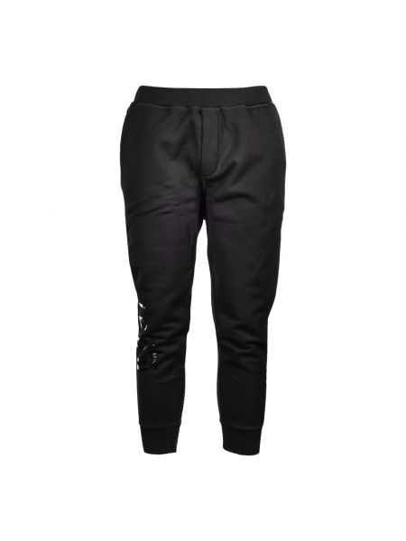 Czarne spodnie sportowe Dsquared2