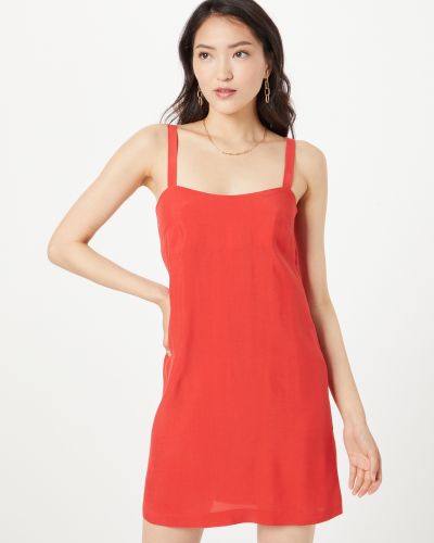 Košeľové šaty Sisley červená
