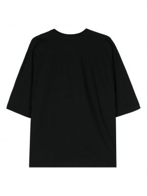 Koszulka bawełniana Homme Plisse Issey Miyake czarna