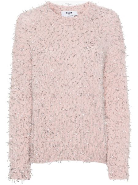 Pitkä villapaita Msgm pinkki