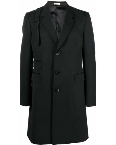 Manteau en laine Alexander Mcqueen noir
