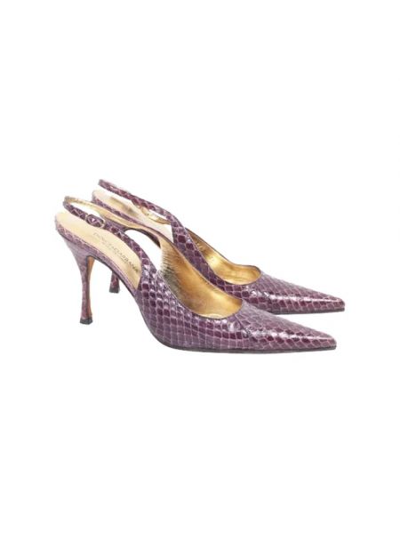 Calzado de cuero Dolce & Gabbana Pre-owned violeta