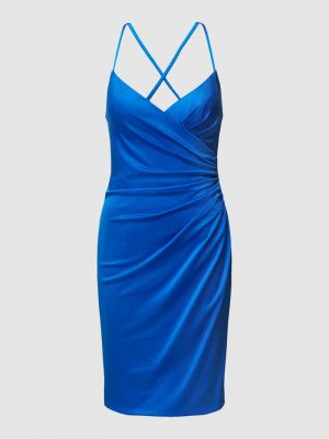 Sukienka koktajlowa Luxuar niebieska