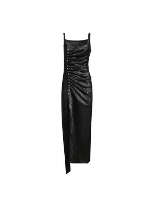 Sukienka długa Paco Rabanne czarna